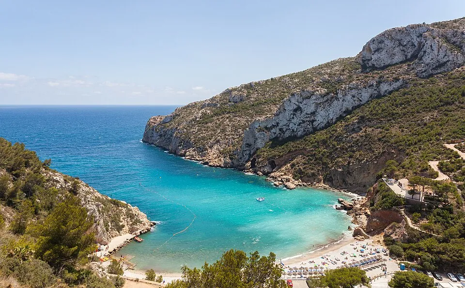 Cala de la Granadella, en Xàbia (Alicante).