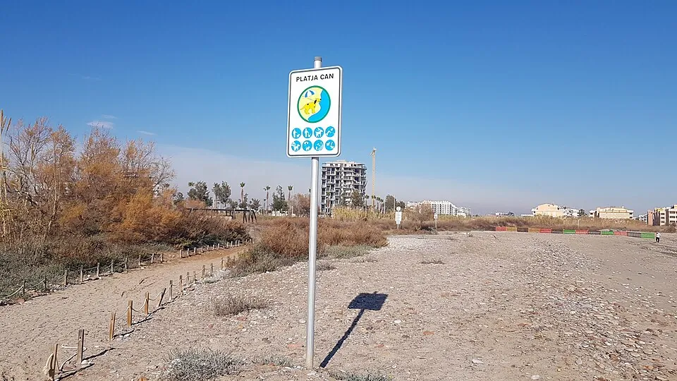 Playa para perros Platja Can, en Moncofa (Castellón).